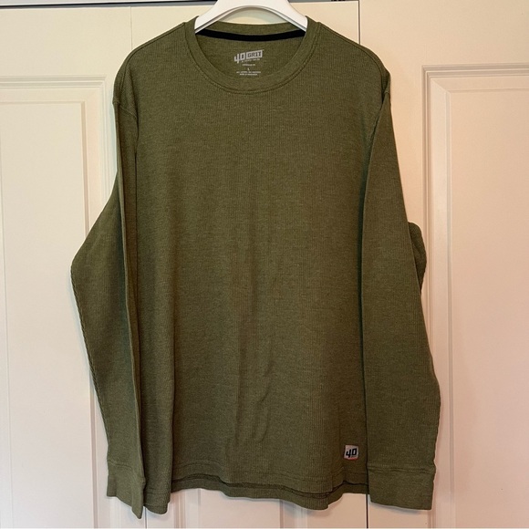 Men's 40 Grit Thermal Crew Shirt by Duluth Trading Co. Size L. - Picture 1 of 6
